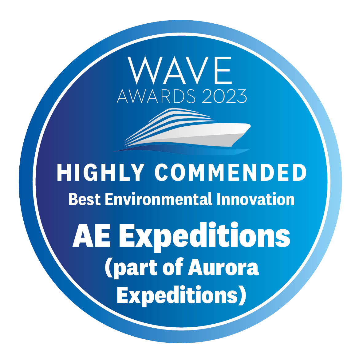 Wave Awards - Best Environmental Innovation, Highly Commended 2023