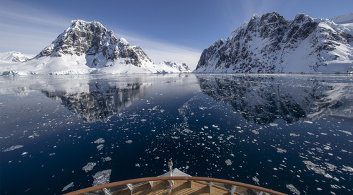 The Bow of the Greg Mortimer